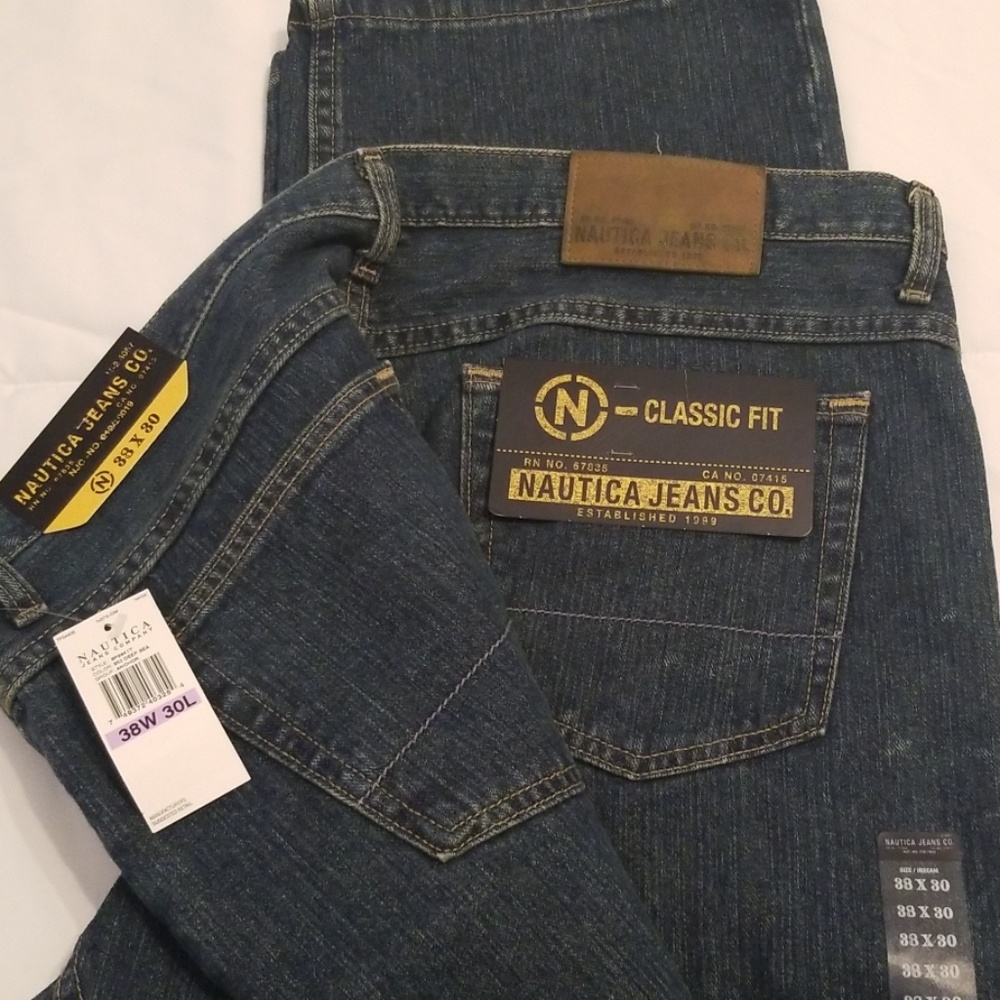 Mens Nautica Classic Fit Jeans